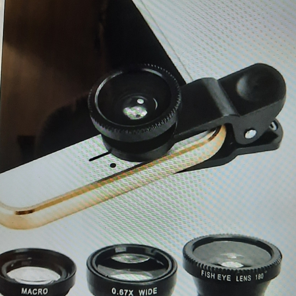 3 In 1 Phone Wide Angle Macro Fisheye Clip Lens - Picture 5 of 5